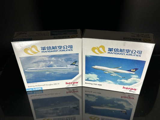 1:500 Mandarin Airlines Bundle (Herpa)