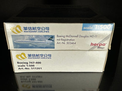 1:500 Mandarin Airlines Bundle (Herpa)