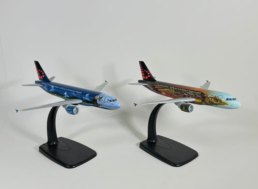 Brussels Airlines A320 “Magritte” & “Amare” Livery Twin Set